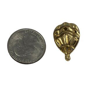 Hot Air Balloon Tie Tack‎ Gold Tone Lapel Hat Pin